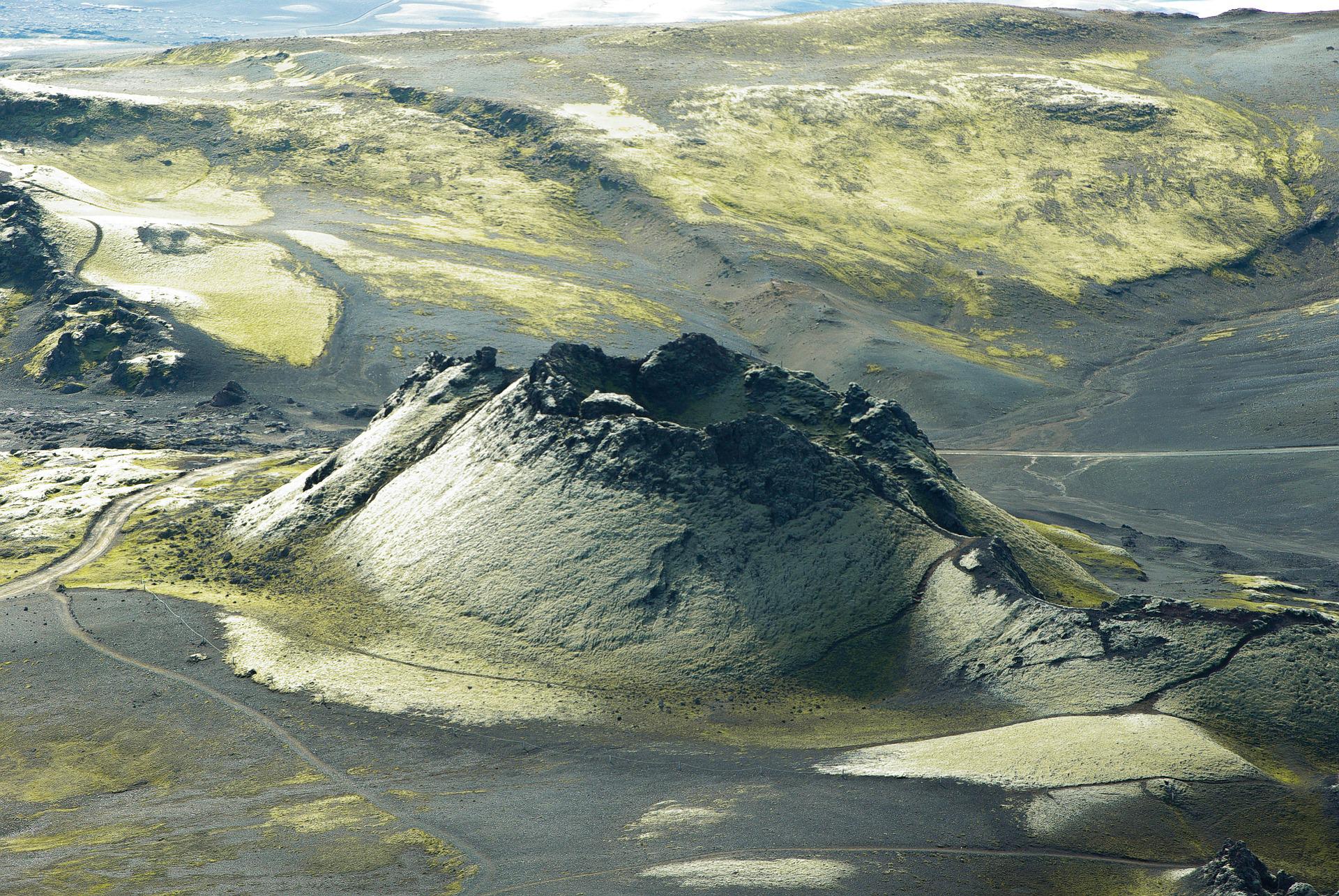 Foams Laki Crater Volcano Iceland