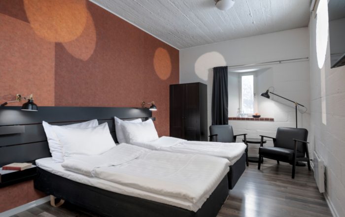 Dvoulůžkový pokoj s oddělenými postelemi v hotelu Vanha Rauma, UNESCO