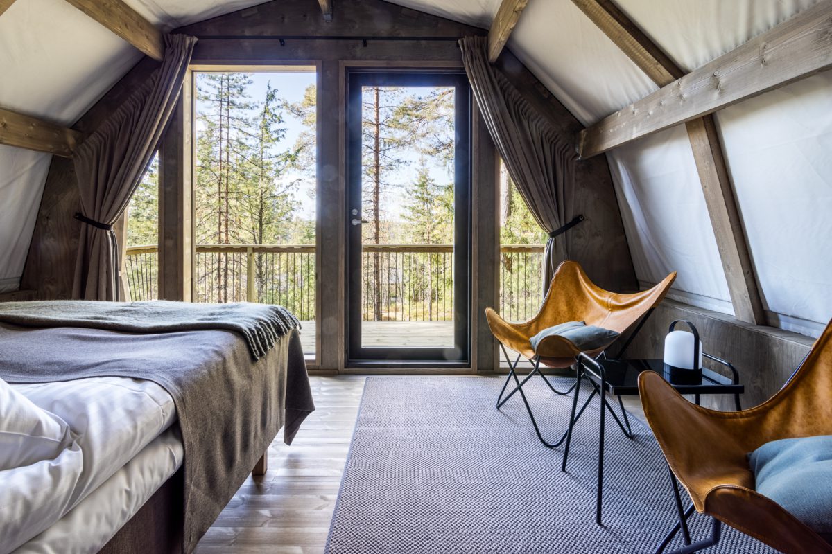 Haltia lake lodge Glamping, dovolená na severu