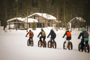 E-fatbiking v národním parku Hossa, zimní dovolená